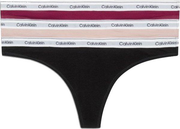 Calvin Klein 3 PACK - női tanga QD5209E-NP6 XL