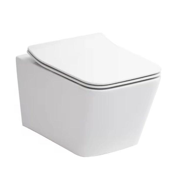 Welland Rimless ZT-015E fali WC csésze + soft-close slim WC ülőke