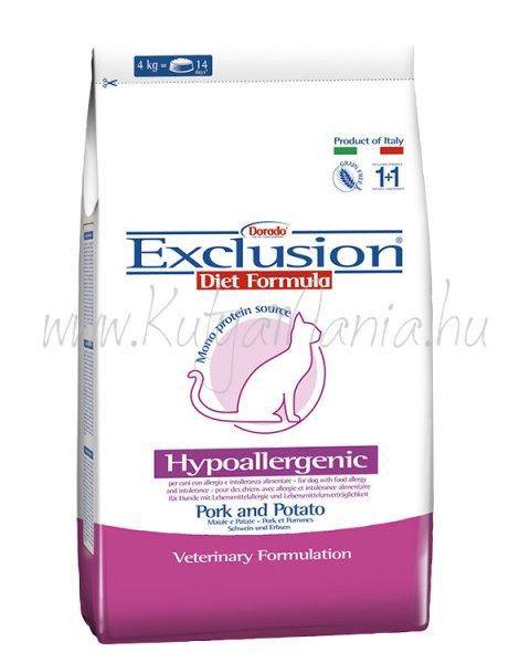 Exclusion Hypoallergenic Cat Pork and Potato 1,5 kg