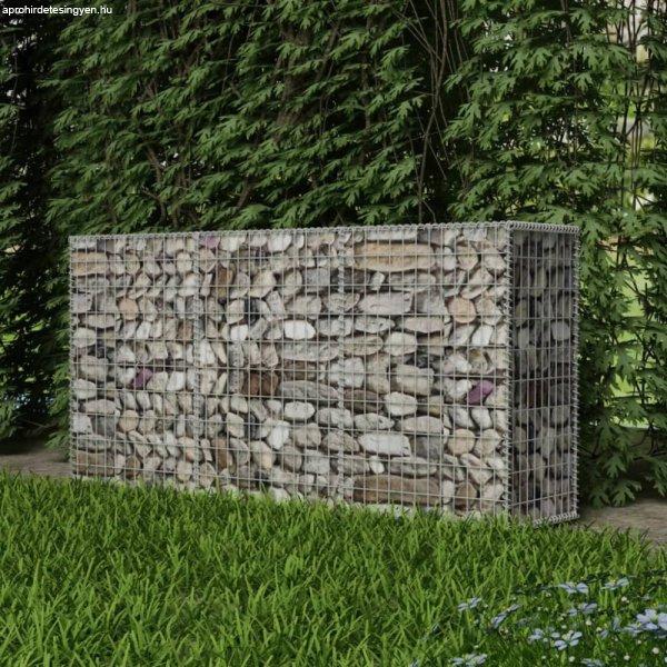 Horganyzott acél gabion kosár 200 x 50 x 100 cm 