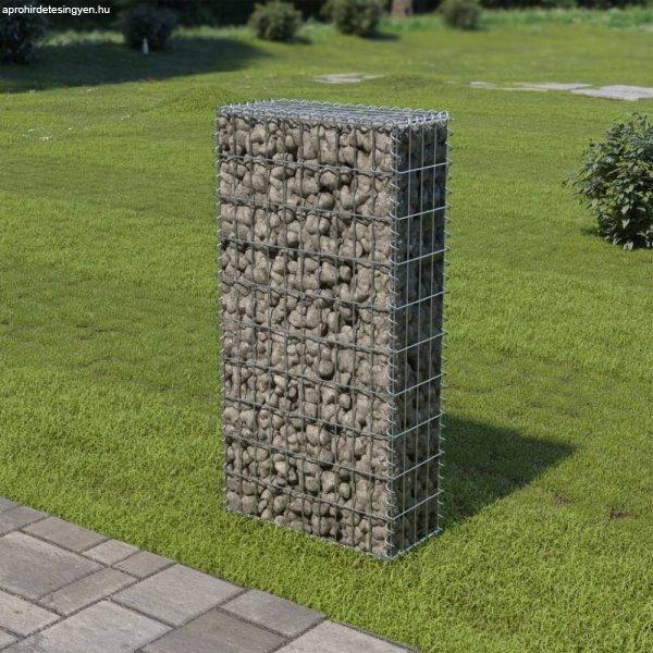 Horganyzott acél gabion fal fedéllel 50 x 20 x 100 cm