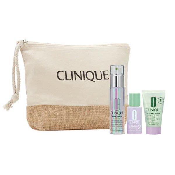 Clinique Arcbőrápoló ajándékcsomag Beauty Routine Anti
Stains