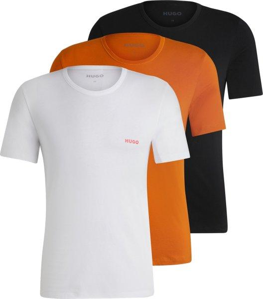 Hugo Boss 3 PACK - férfi póló HUGO Regular Fit 50480088-984 L