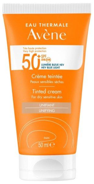 Avène Tonizáló fényvédő krém száraz
és érzékeny bőrre SPF 50+ (Tinted Cream) 50 ml