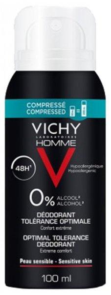 Vichy Dezodor spray Homme (Optimal Tolerance Deodorant) 100 ml