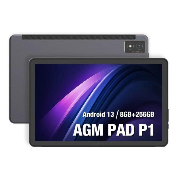 AGM PAD P1 4G ütés- és vízálló 8+256GB IP68 Tablet, kártyafüggetlen,
Dual Sim, fekete, 10,36 inch