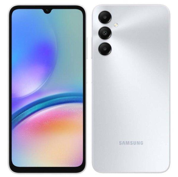 Samsung A057 Galaxy A05s (2023) 4/64GB Dual SIM kártyafüggetlen érintős
mobiltelefon, ezüst (Android)