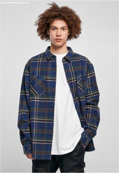 Urban Classics Checked Mountain Shirt darkblue/bottlegreen