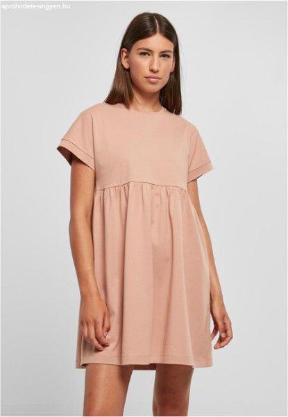 Urban Classics Ladies Organic Empire Valance Tee Dress amber