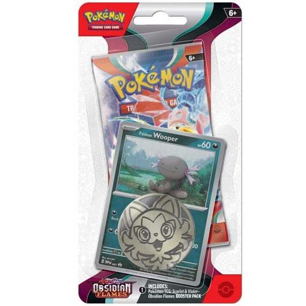 Pokémon TCG: Obsidian Flames Checklane Blister Wooper (Pokémon) kártyajáték