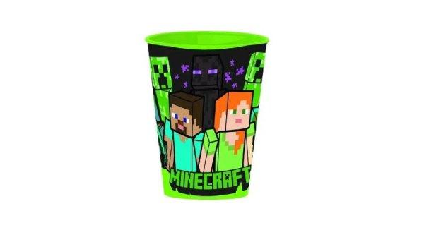 260 ml-es műanyag pohár Minecraft