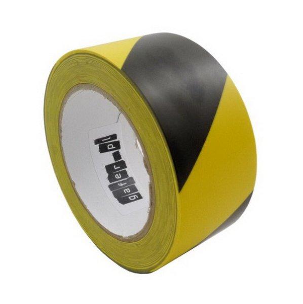 GAFER TAPE fekete-sárga figyelmeztető