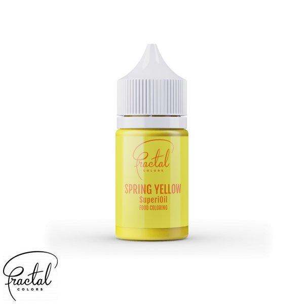 Fractal SuperiOil olaj alapú ételfesték, spring yellow, 30 ml