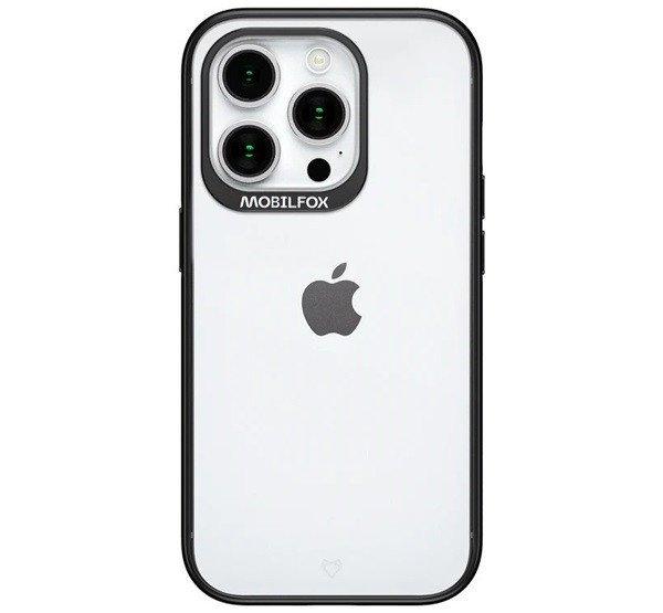 Mobilfox Apple iPhone 15 pro full-shock 3.0 hátlap tok, Nude Black