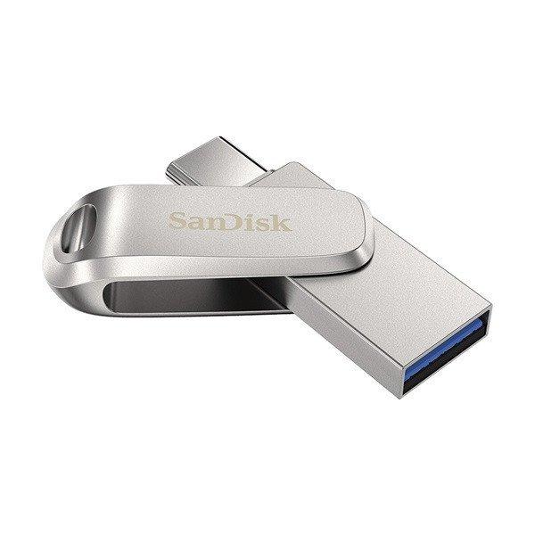 SANDISK Pendrive 186464, DUAL DRIVE LUXE, TYPE-C™, USB 3.1 Gen 1, 128GB,
150MB/S