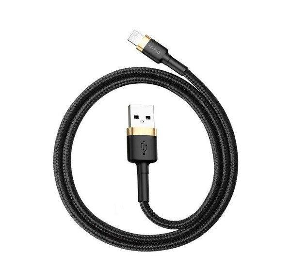 Baseus Cafule USB-Lightning kábel, 2,4A, 1 m, arany-fekete