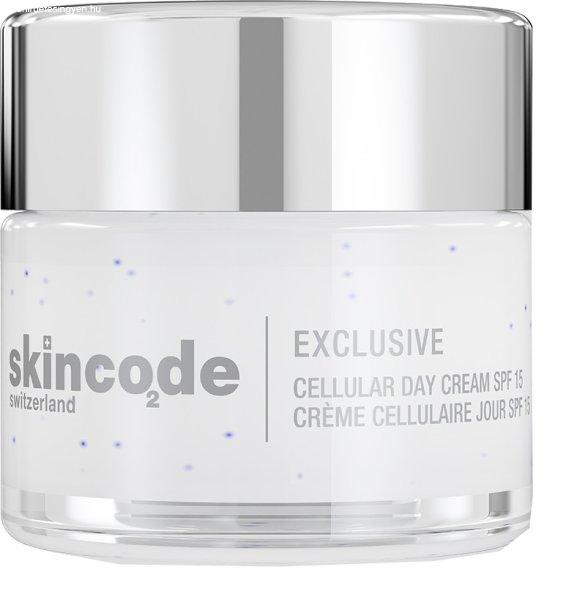 Skincode Nappali hidratáló arckrém SPF 15 Exclusive (Cellular Day
Cream) 50 ml