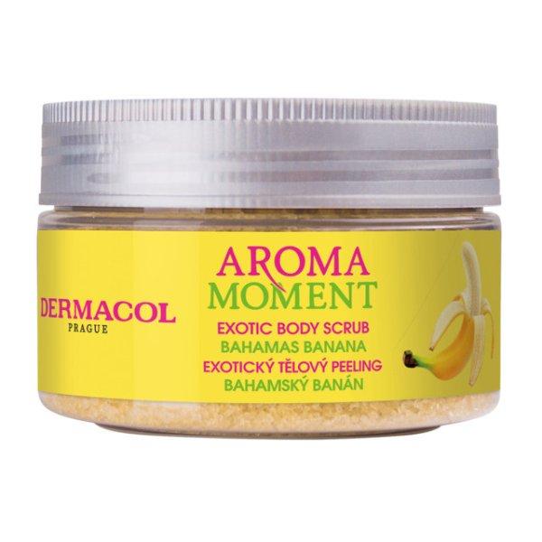 Dermacol Cukros testradír Bahamai banán Aroma Moment (Exotic Body
Scrub) 200 ml