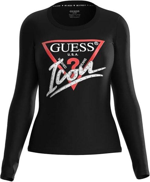 Guess Női póló Regular Fit W4YI33I3Z14-JBLK XS