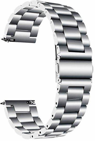 4wrist Acél óraszíj - Ezüst 22 mm