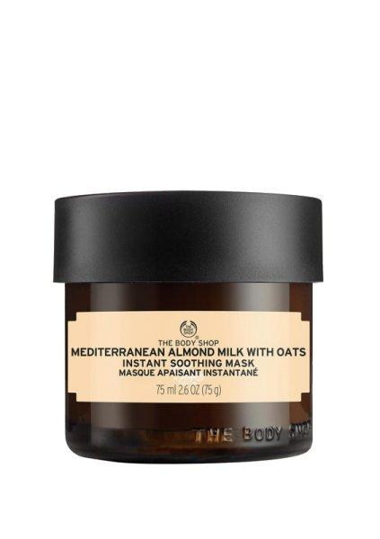 The Body Shop Nyugtató arcpakolás érzékeny bőrre
Mediterranean Almond Milk with Oats (Instant Soothing Mask) 75 ml