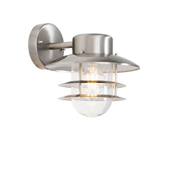 Industriële wandlamp staal IP44 - Shell