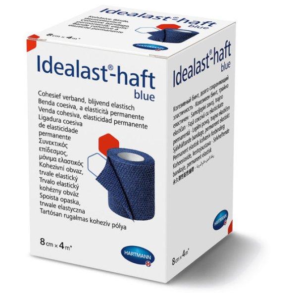 Idealast®-haft öntapadó kompressziós pólya kék (8cmx4m; 1 db)