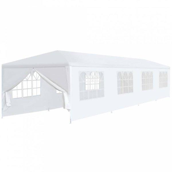 Fehér kerti pavilon 3 x 12 m