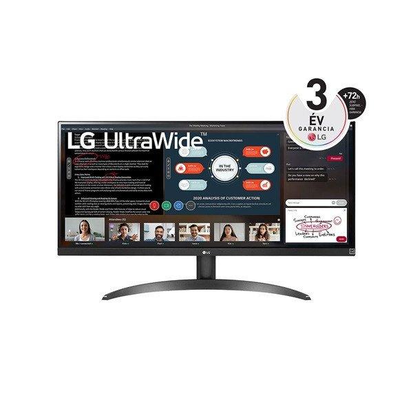 LG Monitor 29" - 29WP500-B (IPS; 21:9; 2560x1080; 5ms; 250cd; 75Hz; HDMIx2,
HDR; FreeSync)