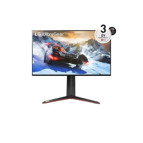 LG Monitor 27" - 27GP95RP-B (IPS; 16:9; 3840x2160; 1ms; 400cd; 144Hz; DP,
HDMIx2, USB, HDR; FreeSync; G-sync; Pivot)