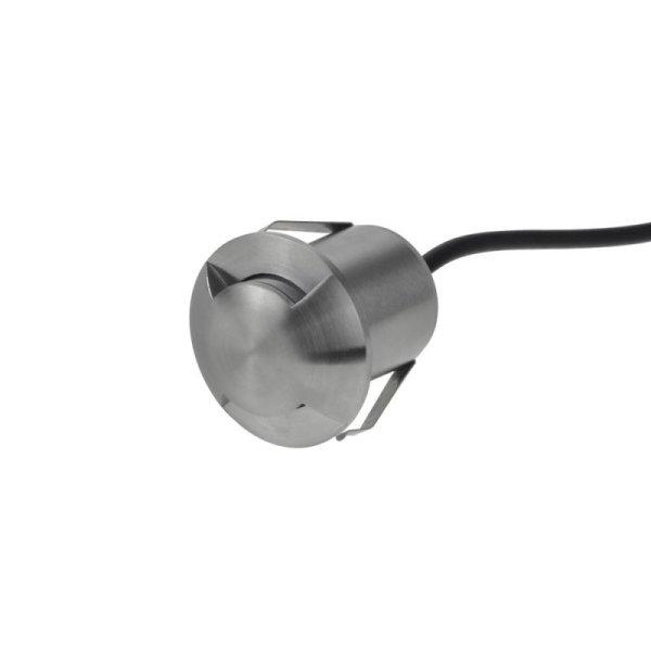 1,3 W LED süllyesztett padlólámpa TwoSide Effect Inox 24V IP68 hideg fehér/
598 (Optonica)