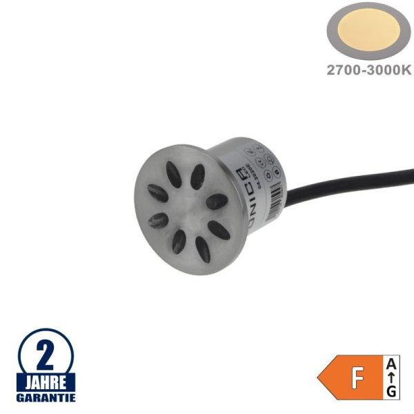 Optonica 1.3W LED víz alatti dekorációs süllyesztett lámpa 24V IP68 meleg
fehér/ 595