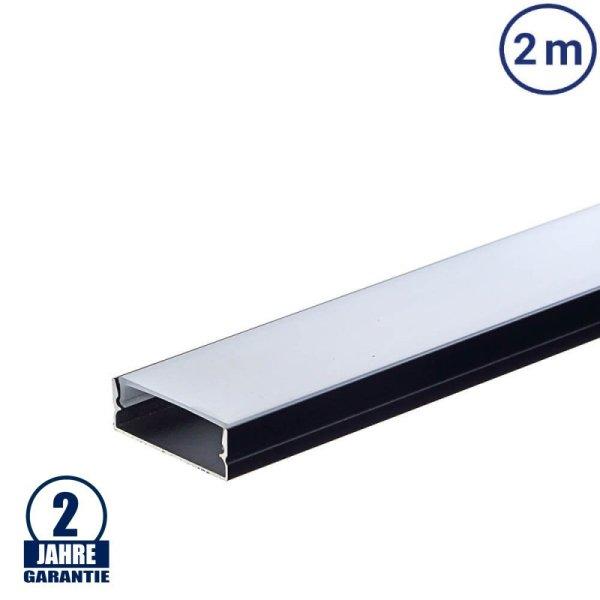 OPTONICA LED profil 30x10mm fekete szerkezet 2m SZETT 5116