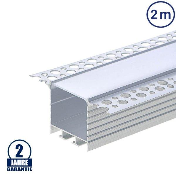 OPTONICA LED profil 72x35mm eloxált gipszkarton 2m SZETT 5123