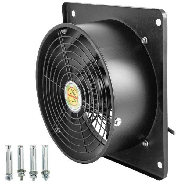 Ipari elszívó ventilátor – fém axiális szellőztető, 254 mm 
átmérőjű, 1850 m³/h légáramlással.