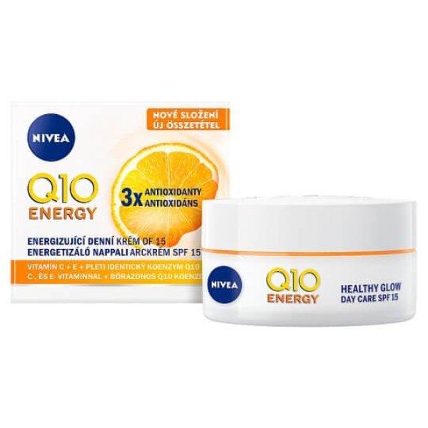 Nivea Energizáló ránctalanító nappali krém SPF 15
Q10 Energy 50 ml