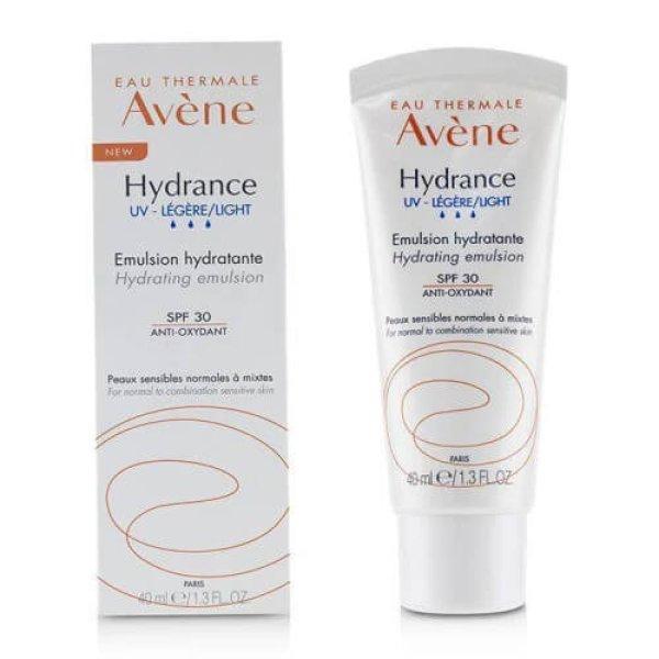 Avène Hidratáló emulzió normál, kombinált és
érzékeny bőrre SPF 30 Hydrance (Hydrating Emulsion) 40 ml