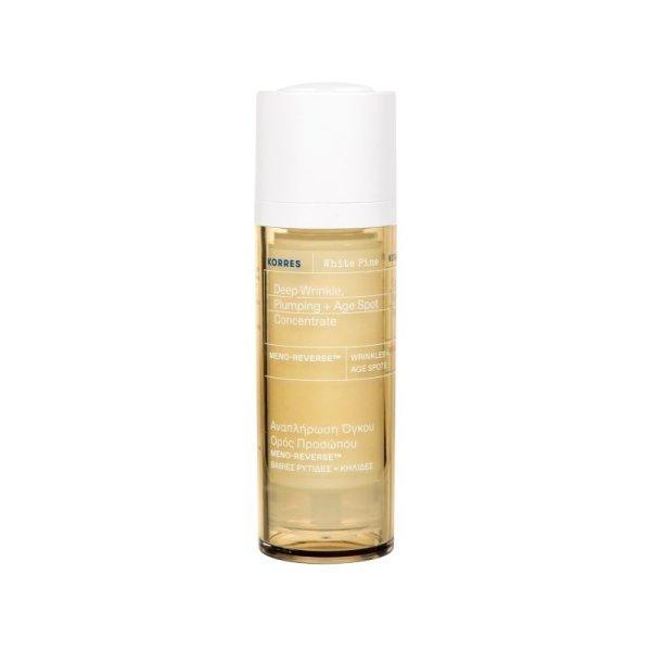 Korres Bőrápoló szérum a mély ráncok
kisimítására White Pine Deep Wrinkle, Plumping + Age Spot
(Concentrate) 30 ml