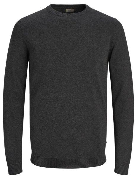 Jack&Jones JJEBASIC KNIT CREW NECK NOOS férfi pulóver, Dark Grey
Melange S