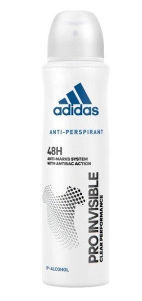 Adidas Antiperspirant Pro Invisible Woman - dezodor spray 150 ml