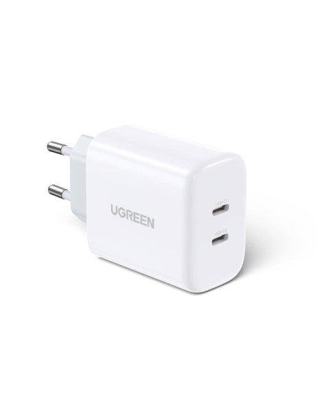 Ugreen CD243 adapter, 2x USB-c, 40 W (fehér)