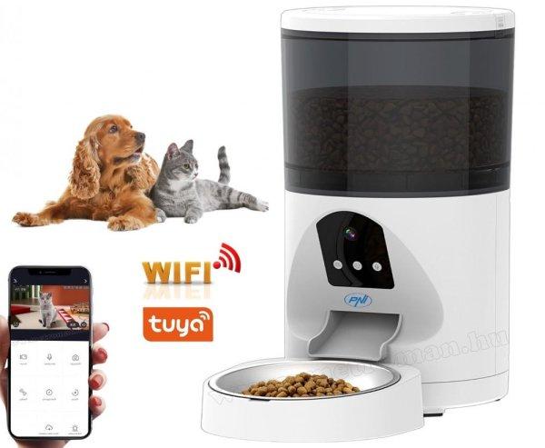 WIFI okos automata kisállat etető, Kutya és Macska etető WIFI kamerával
MyPet PT036 TuyaSmart