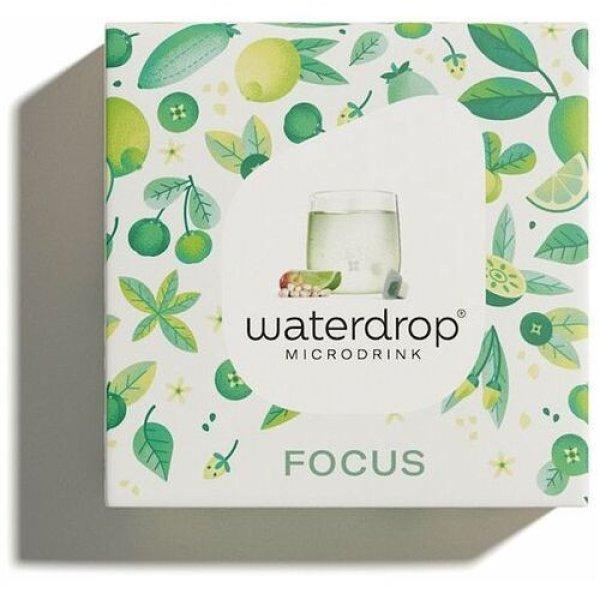 Waterdrop microdrink focus lime, zöld kávé, citromlevél ízesítéssel 12 db
