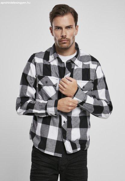 Brandit Checked Shirt white/black