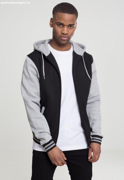 Urban Classics 2-tone Zip Hoody blk/gry