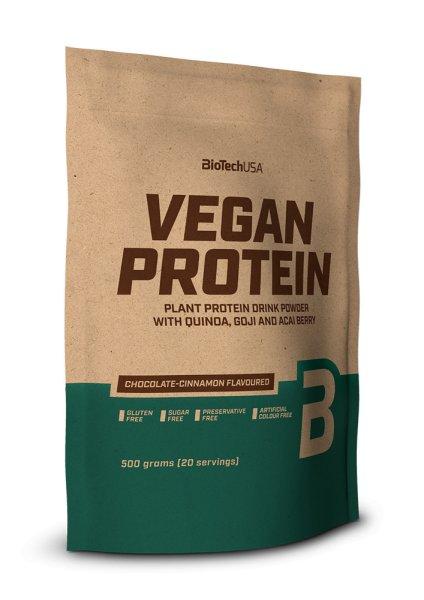 Biotech vegan protein banán ízű fehérje italpor 500 g