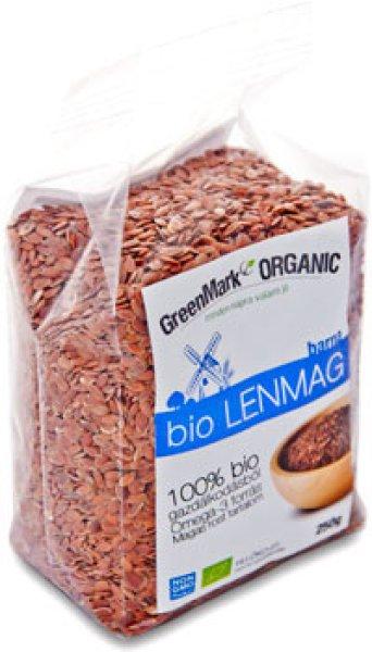Greenmark bio lenmag barna 250 g