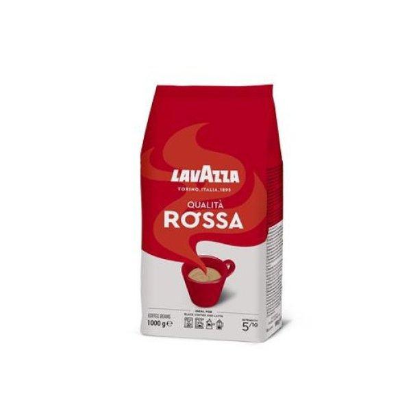 Kávé, pörkölt, szemes, 1000 g, LAVAZZA "Rossa"