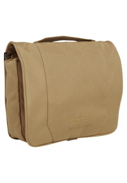 Brandit Toiletry Bag large camel