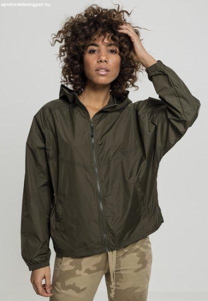 Urban Classics Ladies Oversize Windbreaker darkolive